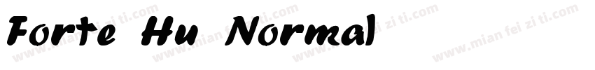Forte Hu Normal字体转换